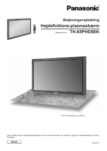 Brugsanvisning Panasonic TH-65PHD8EK Plasma TV