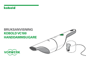Bruksanvisning Vorwerk Kobold VC100 Handdammsugare