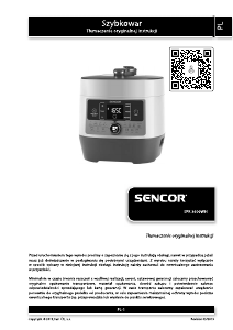 Instrukcja Sencor SPR 3600WH Szybkowar