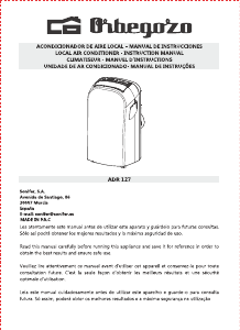 Manual de uso Orbegozo ADR 127 Aire acondicionado