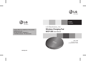 Manual LG WCP-300 Wireless Charger