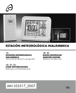 Manual de uso Auriol IAN 353517 Estación meteorológica