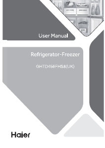 Handleiding Haier GHTD456FHS8 Koel-vries combinatie