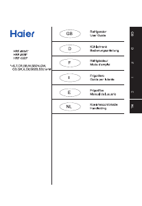Handleiding Haier HRF-550IG6 Koel-vries combinatie