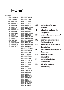 Instrukcja Haier H2F-210WE Zamrażarka