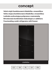 Manual Concept LA6983BC Fridge-Freezer