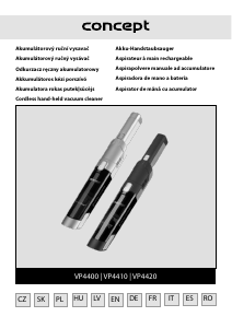 Manual de uso Concept VP4400 Aspirador de mano
