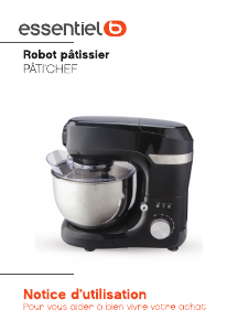 Mode d’emploi Essentiel B ERP 3 PatiChef Robot sur socle