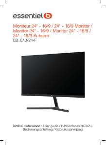 Handleiding Essentiel B EB_E10-24-F LED monitor