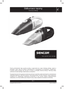 Instrukcja Sencor SVC 231GR Odkurzacz ręczny