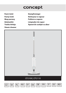 Manuál Concept CP2110 Parní čistič