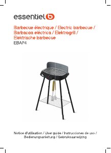 Manual Essentiel B EBAP 4 Barbecue