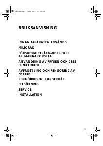 Bruksanvisning Bauknecht GKA 2510 Frys
