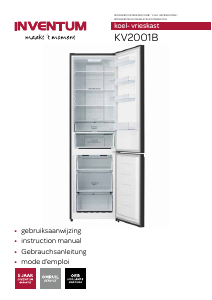 Manual Inventum KV2001B Fridge-Freezer