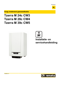 Handleiding Remeha Tzerra M 24c CW3 CV-ketel