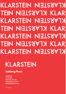 Mode d’emploi Klarstein 10035856 Iceberg Pure Climatiseur