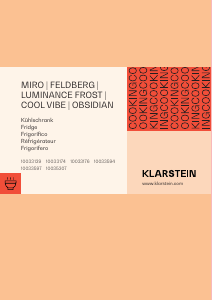 Manuale Klarstein 10035207 Frigorifero