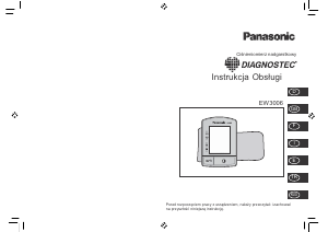 Instrukcja Panasonic EW3006 Ciśnieniomierz