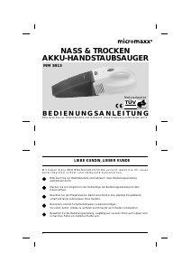 Bedienungsanleitung Micromaxx MM 5913 Handstaubsauger