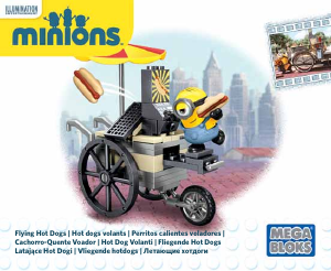 Manual de uso Mega Bloks set CNF51 Minions Perritos calientes voladores