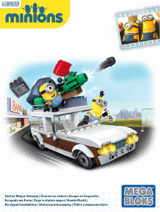 Manual de uso Mega Bloks set CNF56 Minions Escape en la furgoneta