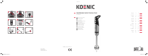 Manuale Koenic KHB 800 Frullatore a mano