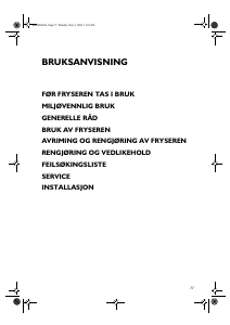 Bruksanvisning Bauknecht GKEA 2401 Fryser