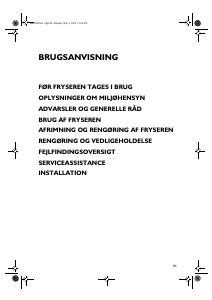 Brugsanvisning Bauknecht GKEA 2401 Fryser