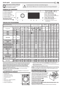Mode d’emploi Whirlpool FFD 9638 BCV FR Lave-linge