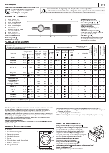 Manual Whirlpool FFB 8258 WV SP Máquina de lavar roupa