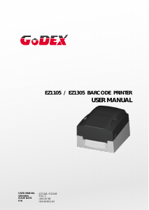 Handleiding GoDEX EZ1305 Labelprinter