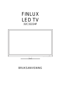 Bruksanvisning Finlux 32C32224F LED-TV
