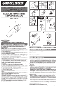 Manual Black and Decker CHV7202 Handheld Vacuum