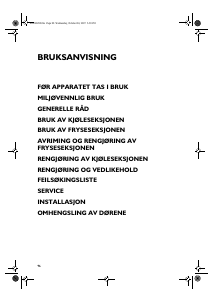 Bruksanvisning Bauknecht KDA 2350 WS Kjøle-fryseskap