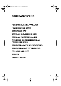 Bruksanvisning Bauknecht KDA 2455/AL Kjøle-fryseskap