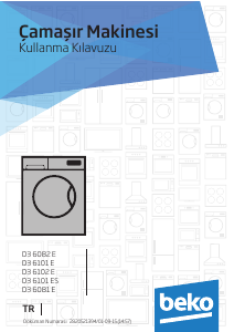 Kullanım kılavuzu BEKO D3 6101 E Çamaşır makinesi