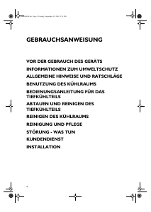 Bedienungsanleitung Bauknecht KDA 2460 Kühl-gefrierkombination
