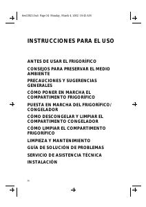 Manual de uso Bauknecht KDA 2800/2 Frigorífico combinado