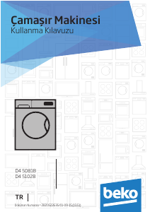 Kullanım kılavuzu BEKO D4 5102 B Çamaşır makinesi