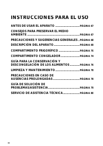 Manual de uso Bauknecht KDNA 4000 Frigorífico combinado