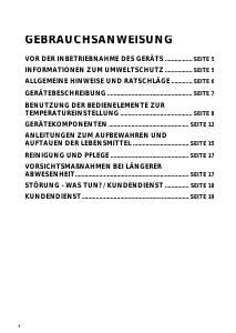 Bedienungsanleitung Bauknecht KDNA 4300 IN Kühl-gefrierkombination