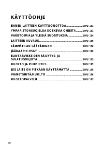 Käyttöohje Bauknecht KDNA 4300 IN Jääkaappipakastin