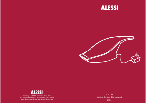 Bedienungsanleitung Alessi SG67 Handstaubsauger