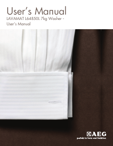 Bruksanvisning AEG L64850L Tvättmaskin