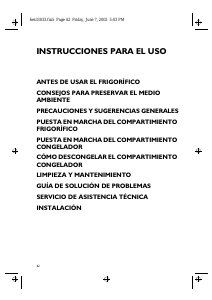 Manual de uso Bauknecht KGA 2700/2 Frigorífico combinado