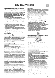 Bruksanvisning Bauknecht KGA 285 PURE OPTIMA IO Kyl-frys