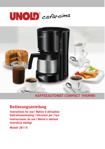 Manual Unold 28115 Compact Thermo Coffee Machine