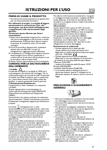 Manuale Bauknecht KGA 326 OPTIMA IN Frigorifero-congelatore