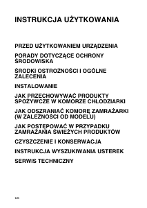 Instrukcja Bauknecht KGA 355 OPTIMA IN Lodówko-zamrażarka