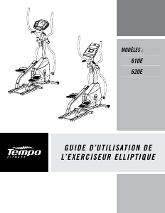 Mode d’emploi Tempo Fitness 610E Vélo elliptique